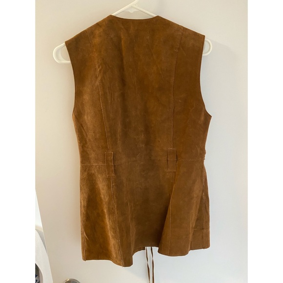 Zara brown suede vest - Picture 2 of 3